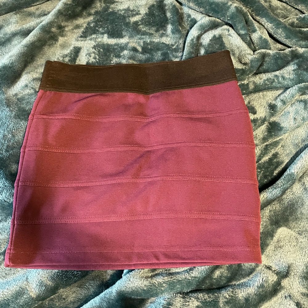Charlotte Russe purple body con skirt